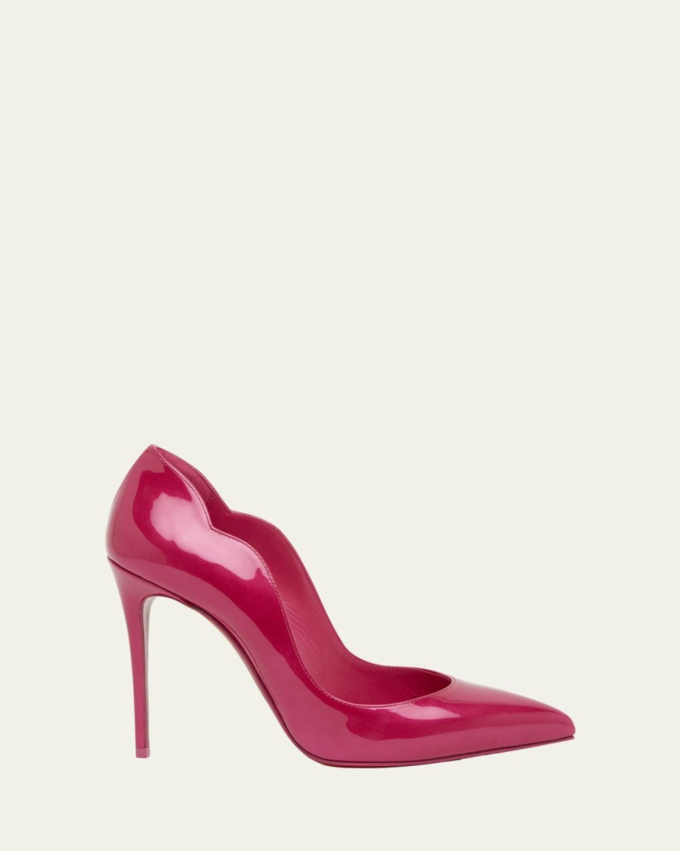 Hot Chick Patent Red Sole Pumps